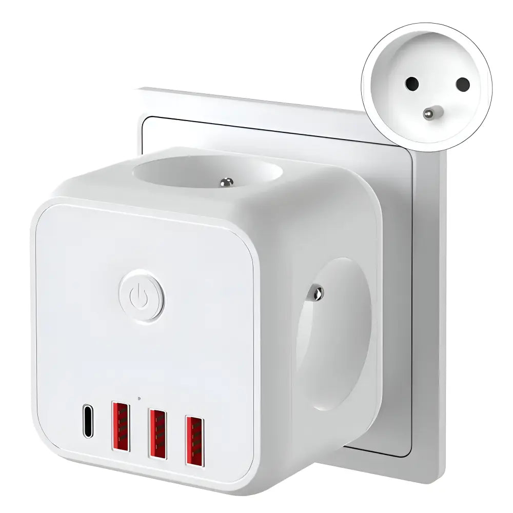 Power Strip 7-in-1 USB-C & USB-A Surge Protection