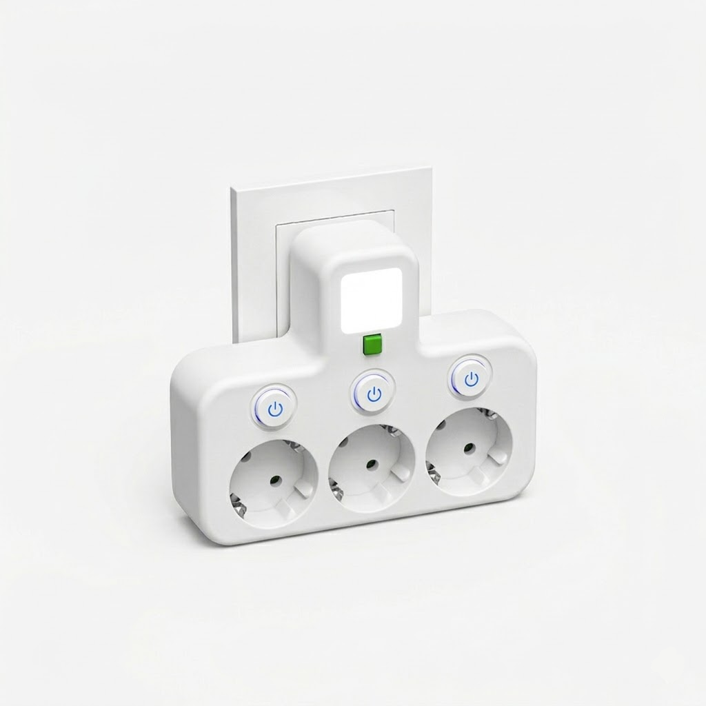 Power Strip USB-C & USB-A Wall-Mountable 2500W