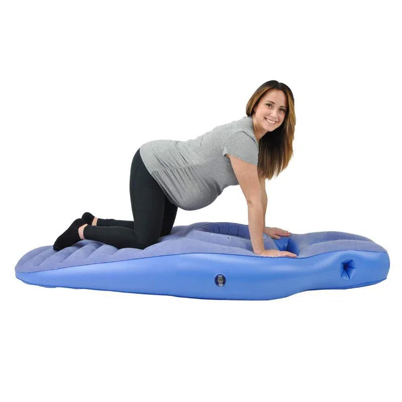 Pregnancy Pillow Inflatable Ergonomic Convertible To Non-Slip Yoga Mat