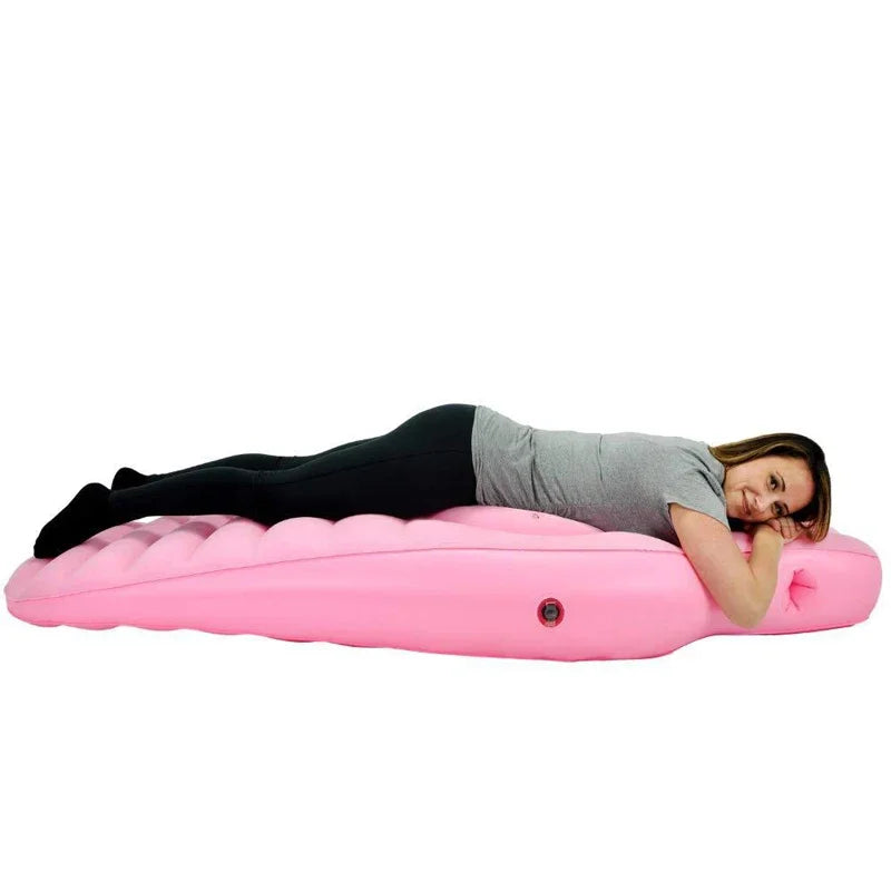 Pregnancy Pillow Inflatable Ergonomic Convertible To Non-Slip Yoga Mat