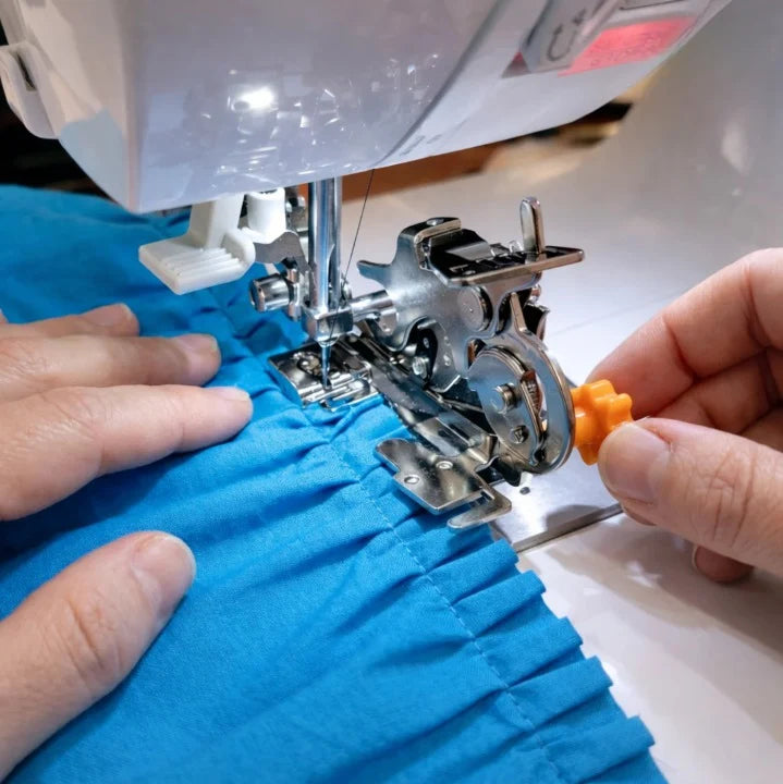 Presser Foot Adjustable Pleat & Ruffle Guide