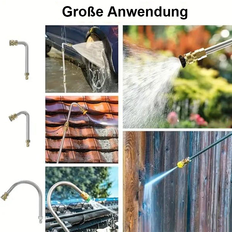 Pressure Washer Extension Pole Telescopic Brass & Stainless