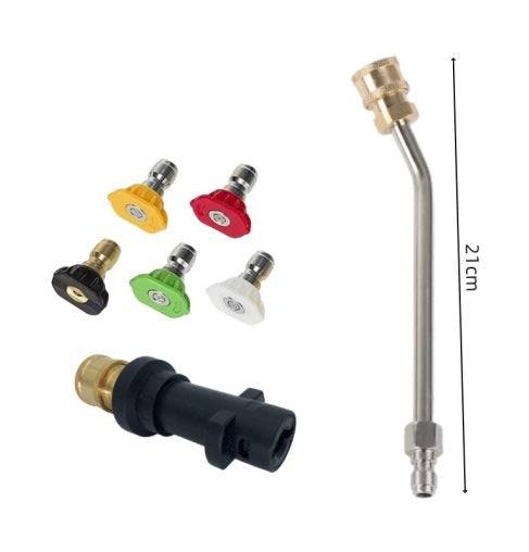 Pressure Washer Extension Pole Telescopic Brass & Stainless