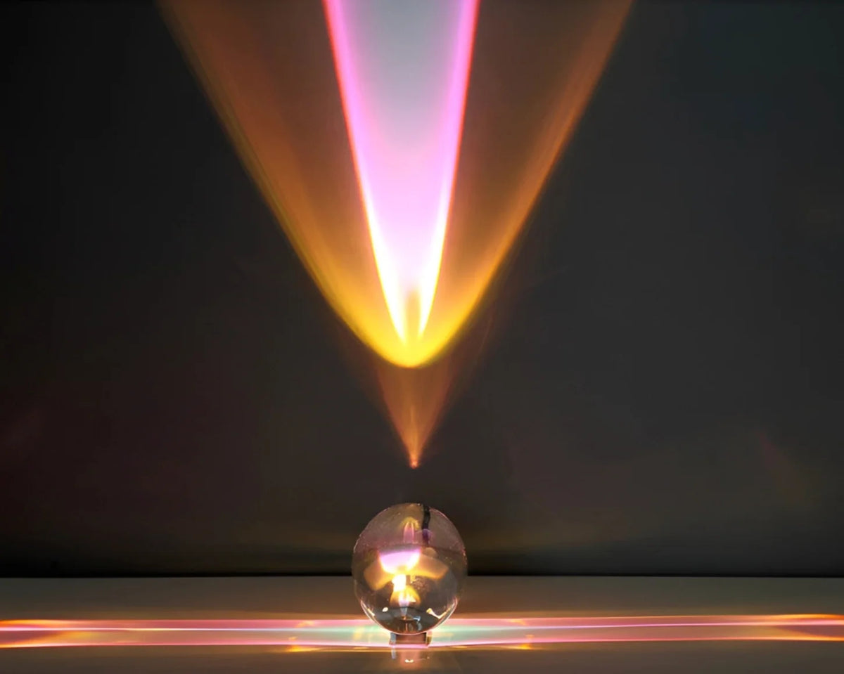 Prism Projection Light Cut Crystal Lens USB Powered