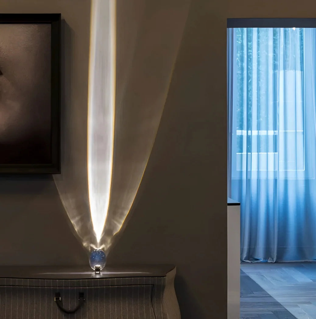 Prism Projection Light Cut Crystal Lens USB Powered