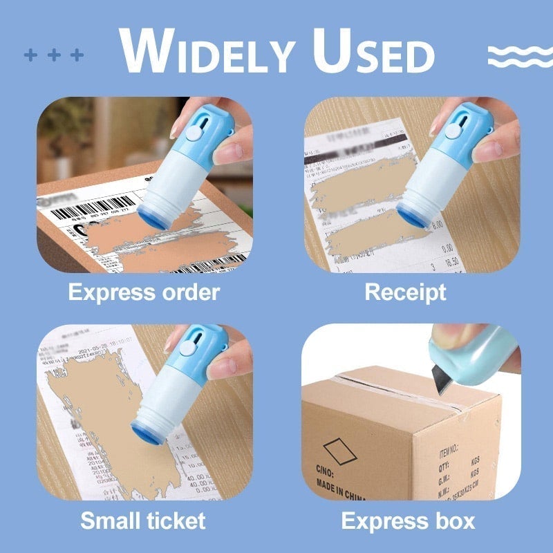 Privacy Pen Thermal Receipt Eraser & Package Opener