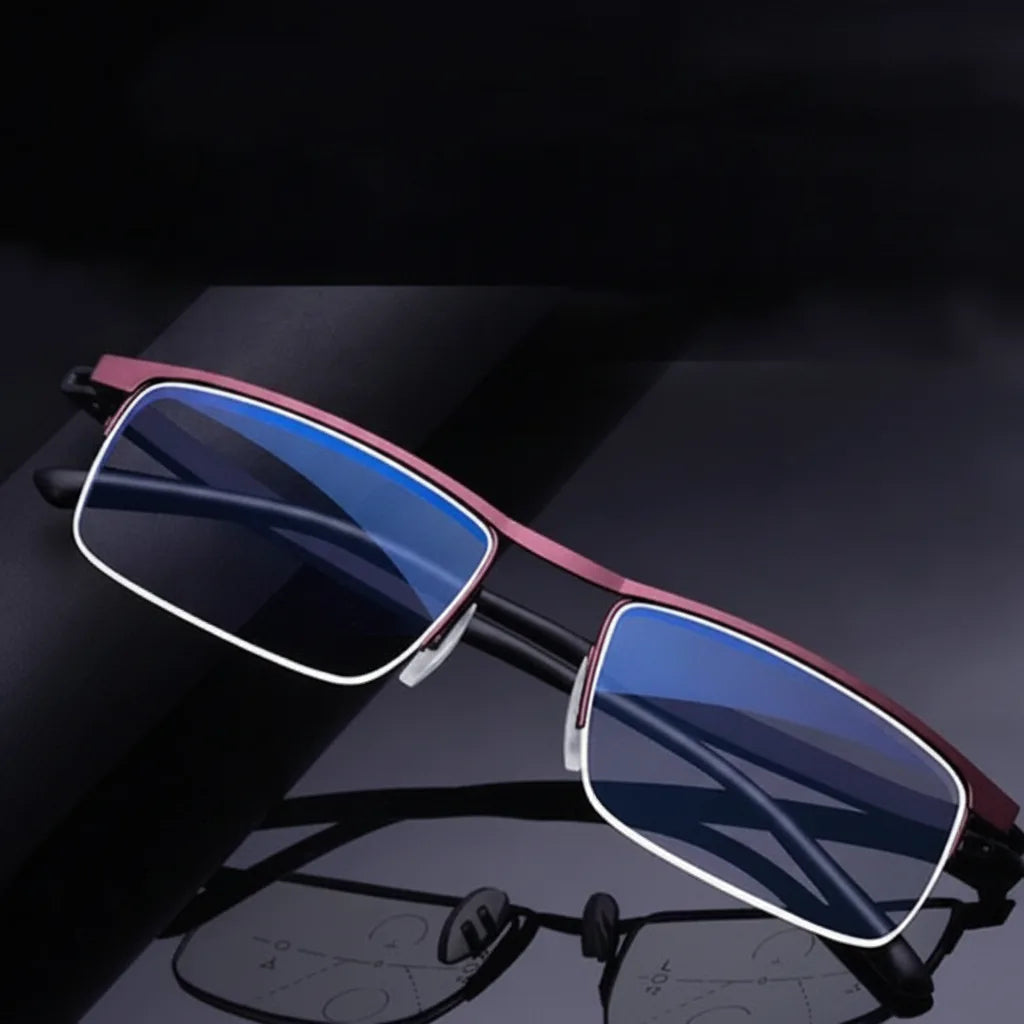 Progressive Glasses Auto-Adjusting Blue Light & Photochromic