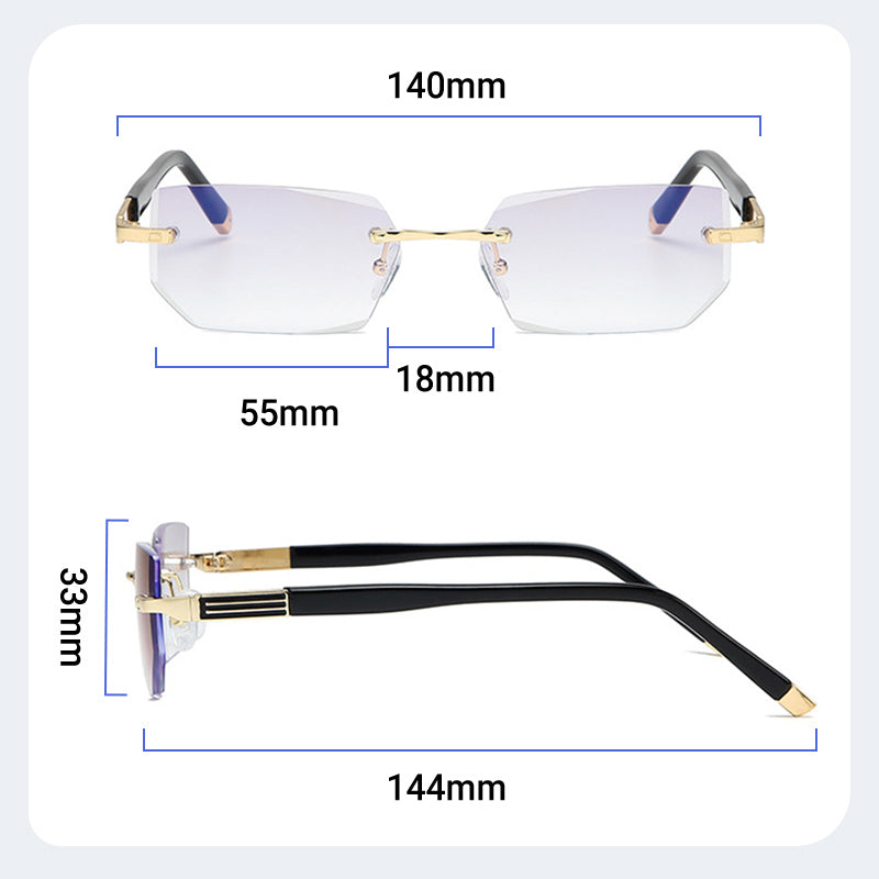 Progressive Glasses Blue Light Filter Scratch-Resistant Lenses