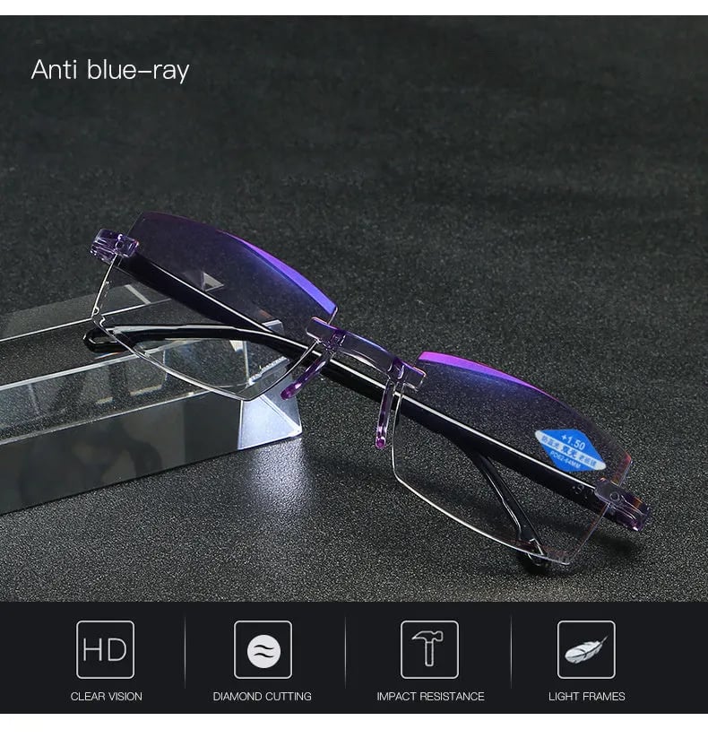 Progressive Glasses Blue Light Protection Lightweight TR90 Frame