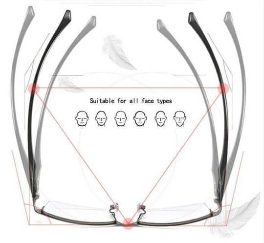 Progressive Glasses Multi-Zone Anti-Reflective & UV Protection