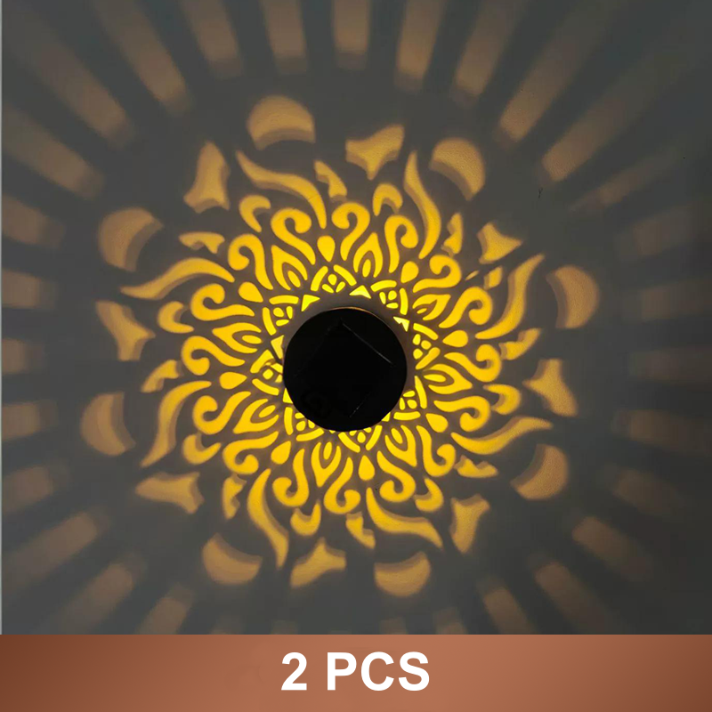 Projection Light Solar Mandala Pattern Weather-Resistant