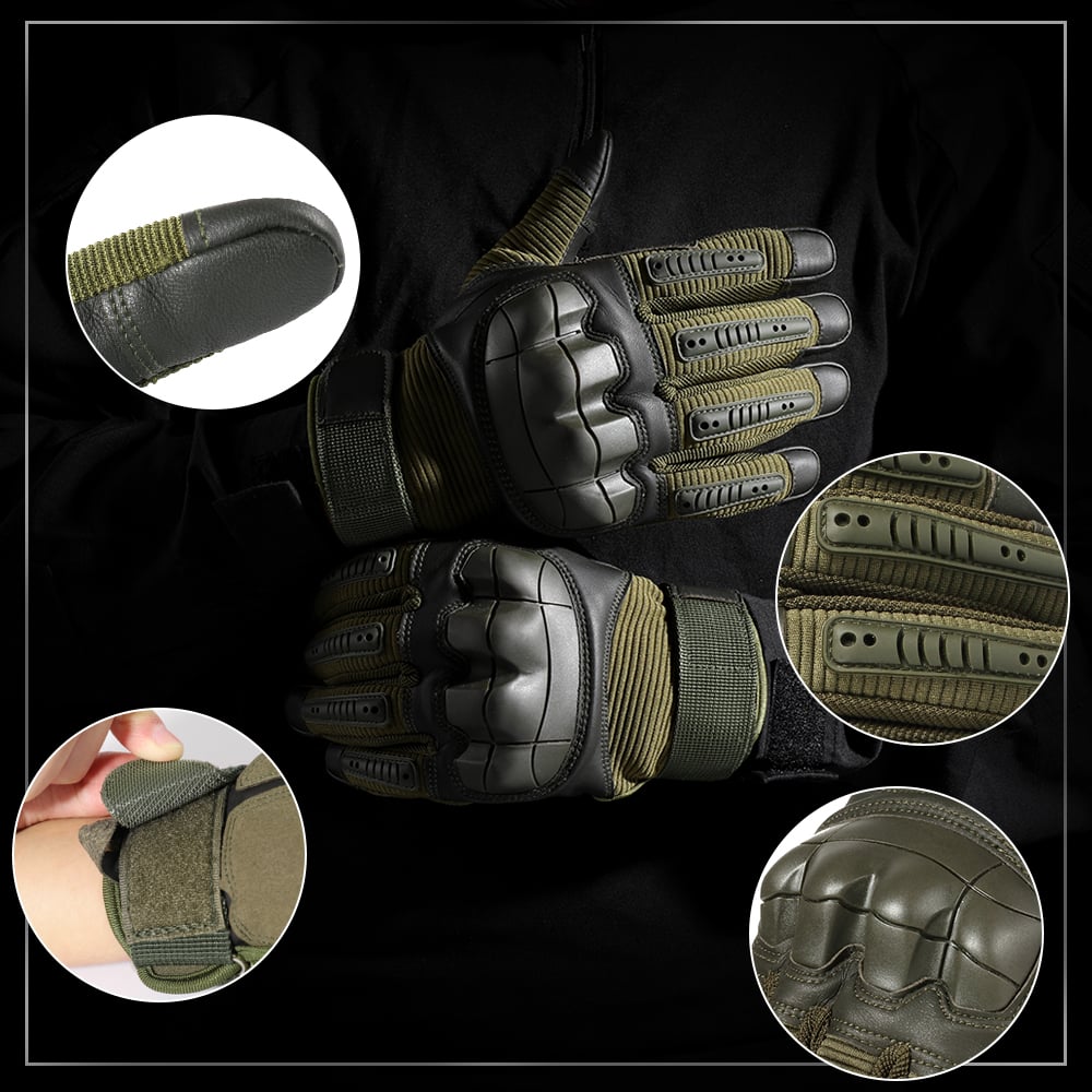 Protective Work Gloves Reinforced Palm Anti-Slip Breathable
