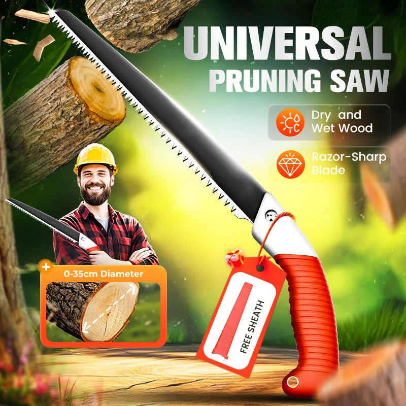 Pruning Saw Sharp Pull Blade & Protective Sheath