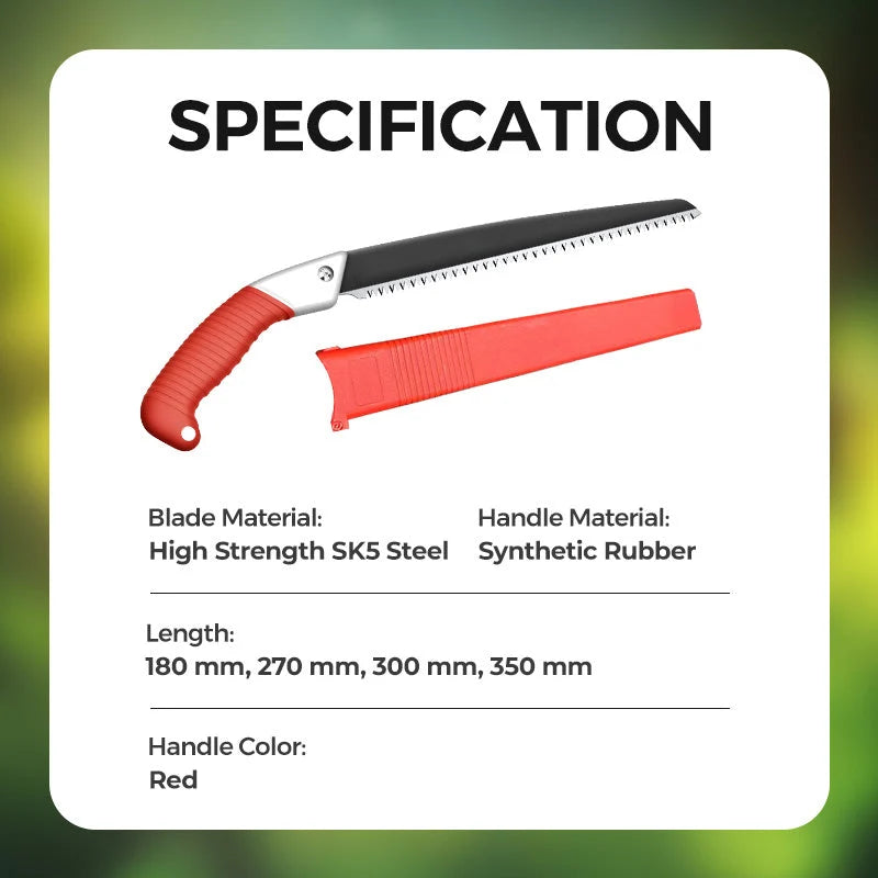 Pruning Saw Sharp Pull Blade & Protective Sheath