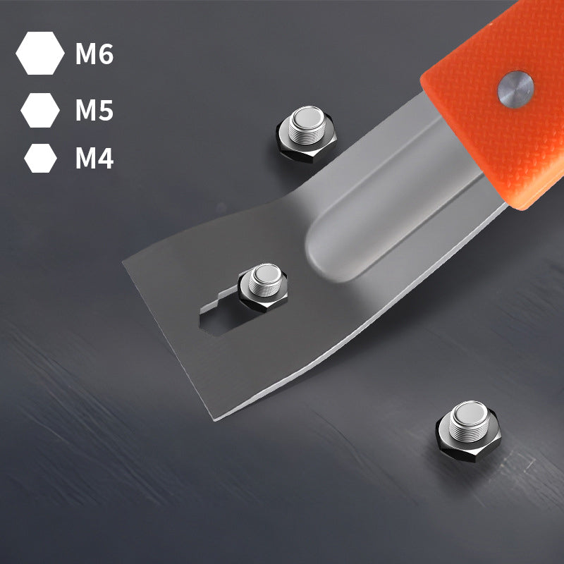 Pry Bar Stainless Steel Nail Puller & Screwdriver