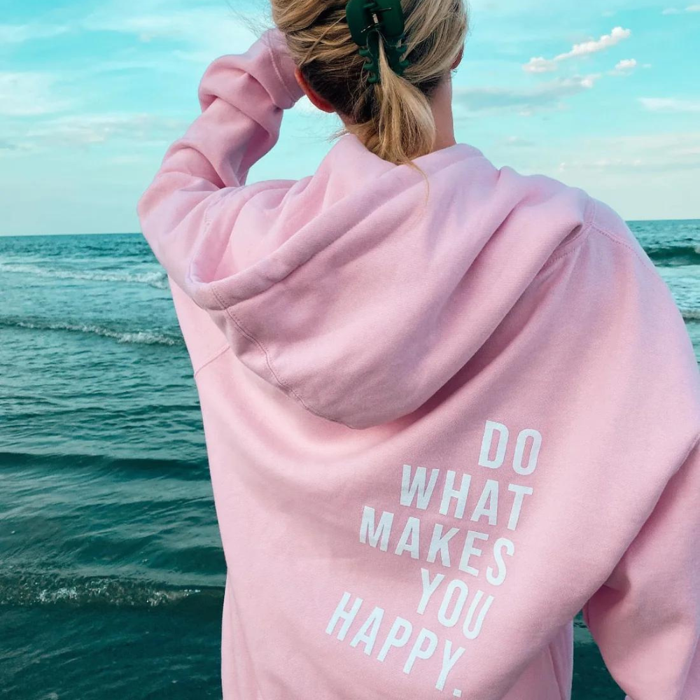 Pullover Hoodie Graphic Print Cotton Blend