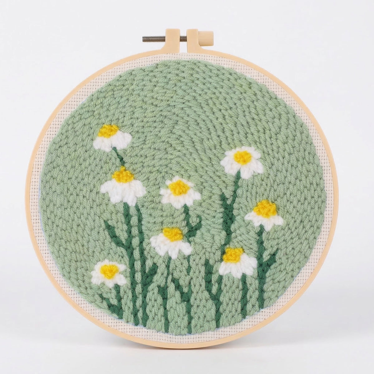 Punch Needle Embroidery Kit Beginner-Friendly Complete Set 17 Patterns