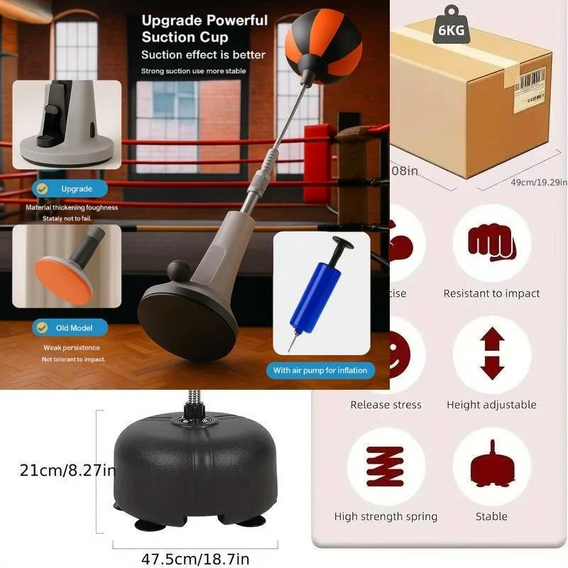 Punching Bag Stand Adjustable Height Stable Base