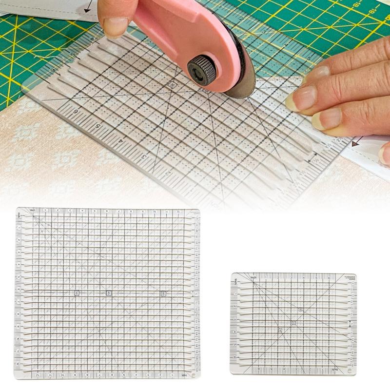 Quilt Ruler 5-in-1 Transparent Acrylic Non-Slip
