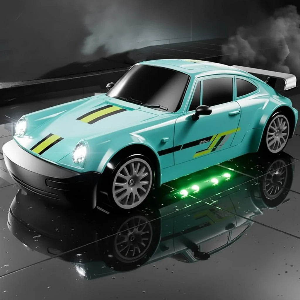 RC Drift Car All-Wheel Drive Dual Tires LED Lights