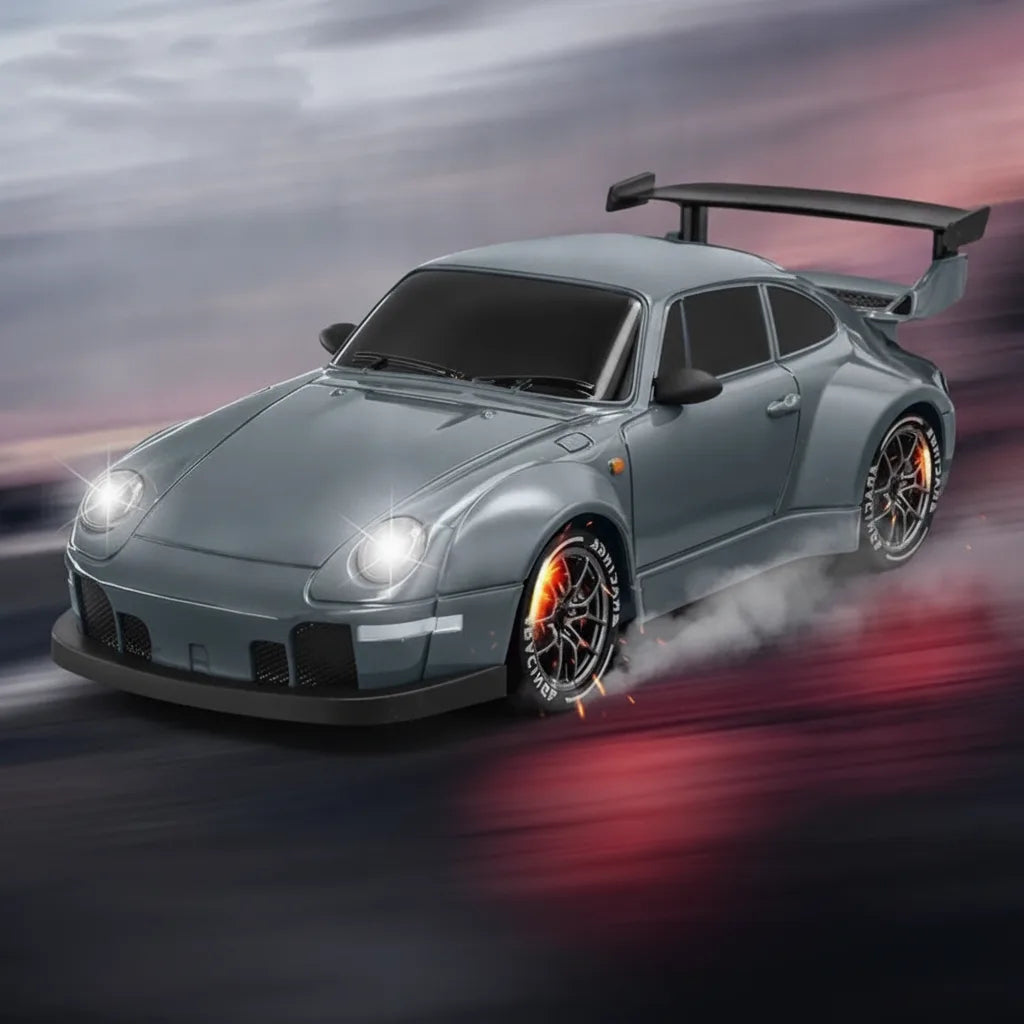 RC Drift Car All-Wheel Drive Dual Tires LED Lights