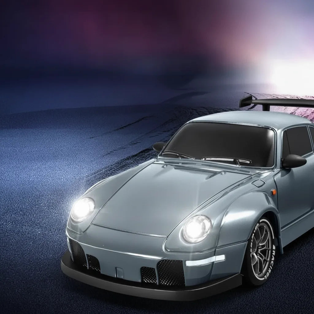 RC Drift Car All-Wheel Drive Dual Tires LED Lights