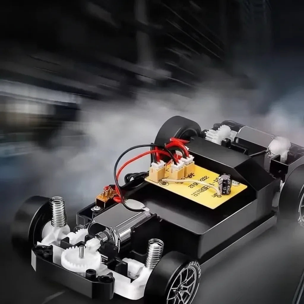 RC Drift Car All-Wheel Drive Dual Tires LED Lights