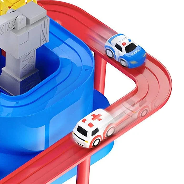 Race Track Set Multi-Level 6 Control Buttons