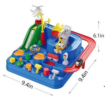Race Track Set Multi-Level 6 Control Buttons