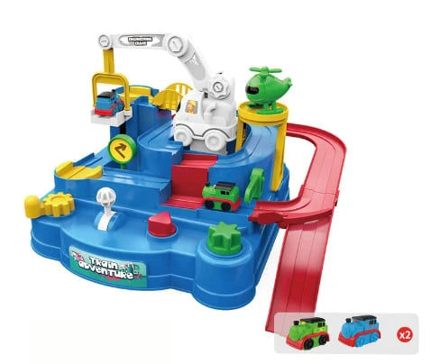 Race Track Set Multi-Level 6 Control Buttons