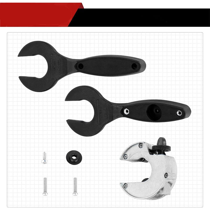Ratchet Pipe Cutter 6–23 mm Ergonomic Handle Replaceable Blade