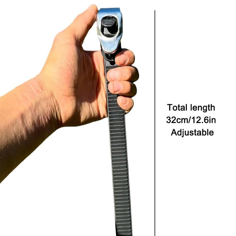 Ratchet Strap Heavy-Duty Polyester Rust-Resistant Steel Fittings