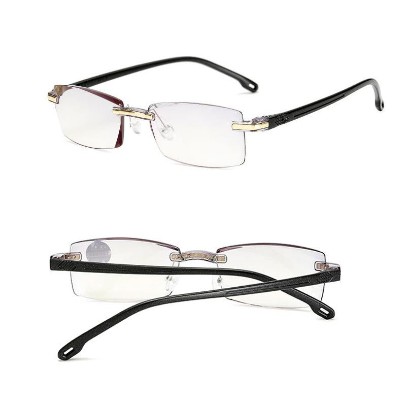 Reading Glasses Rimless Feather-Light 17g Blue Light Filter