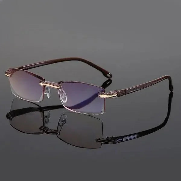 Reading Glasses Seamless Multifocal Anti-Blue Light TR90 Frame