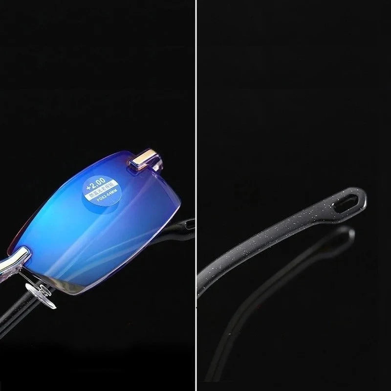 Reading Glasses Seamless Multifocal Anti-Blue Light TR90 Frame