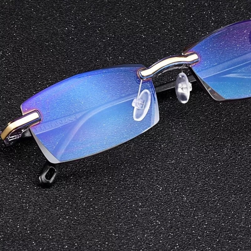 Reading Glasses Seamless Multifocal Anti-Blue Light TR90 Frame