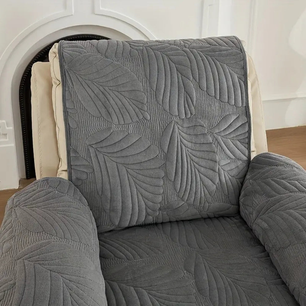 Recliner Cover Quilted Microfiber Non-Slip Secure Fit