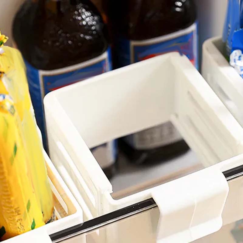 Refrigerator Door Organizer Adjustable Clamp For Bottles & Spices
