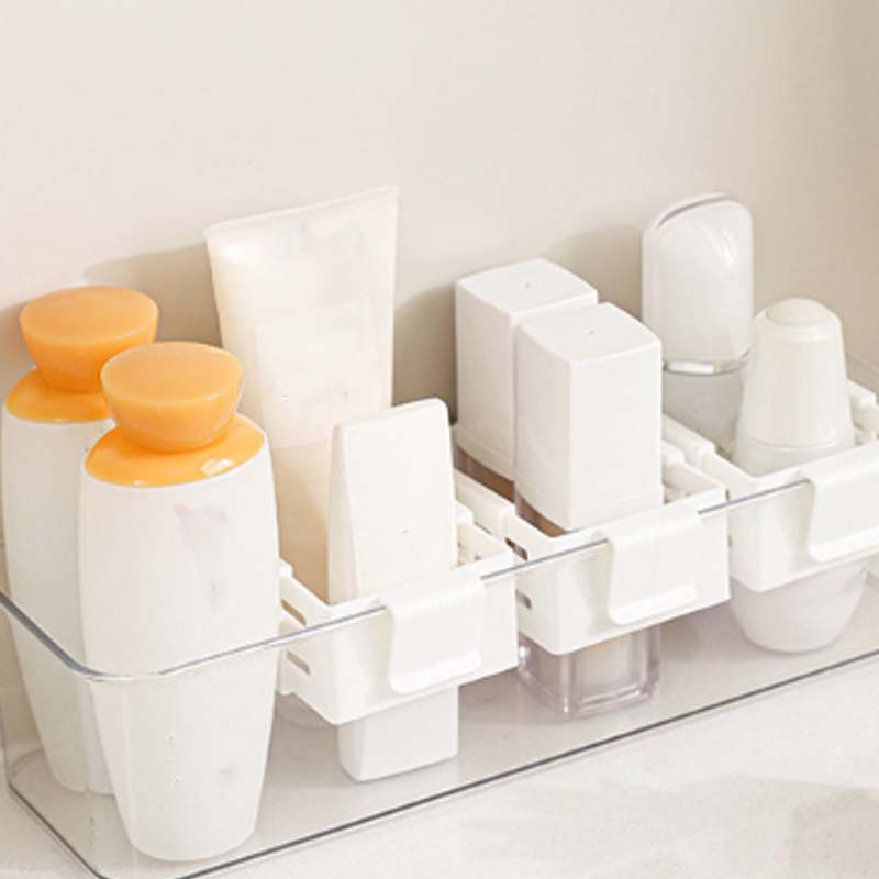 Refrigerator Door Organizer Adjustable Clamp For Bottles & Spices