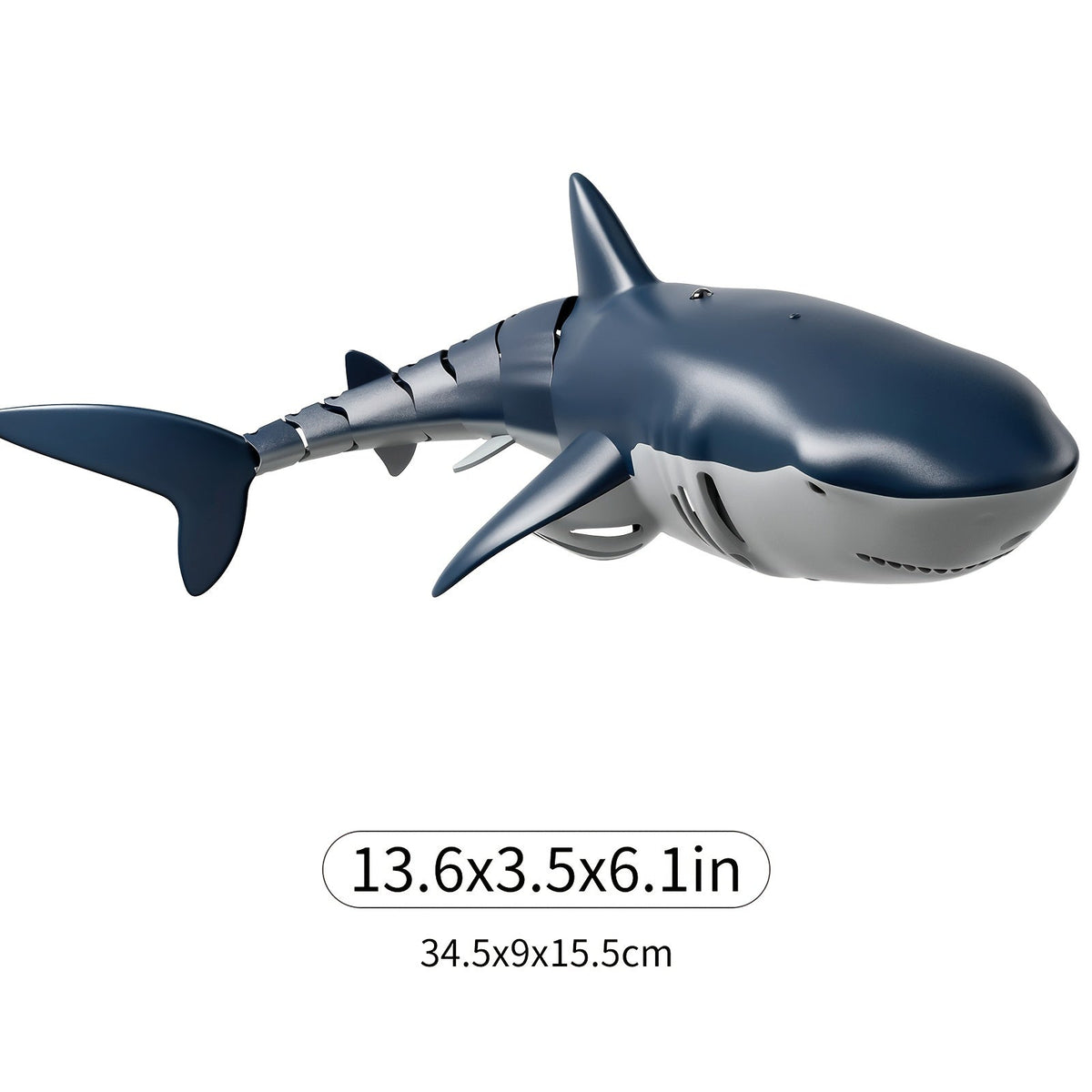 Remote Control Shark Toy LED Lights & Water Spray