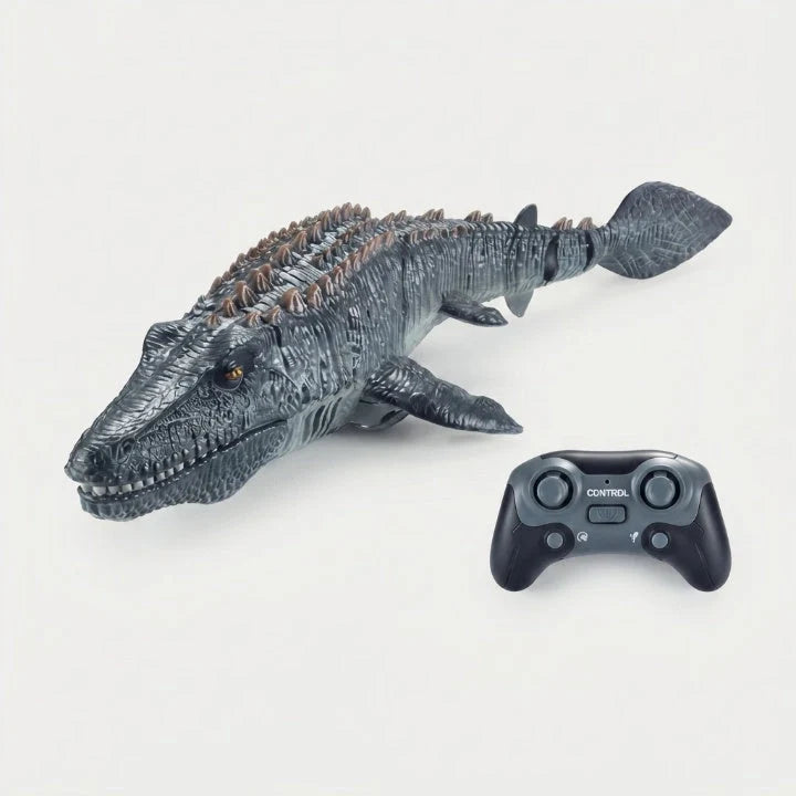 Remote-Controlled Mosasaurus Realistic Swim Motion & Water Jet