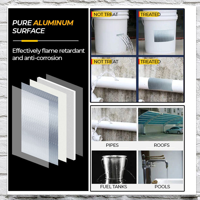 Repair Tape Butyl Rubber & Aluminum Lined Waterproof
