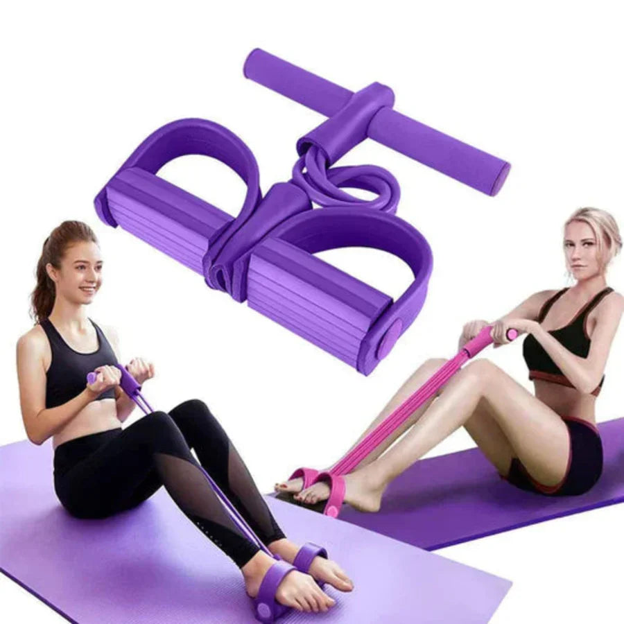 Resistance Band Trainer Thick TPE Bands Non-Slip Pedal