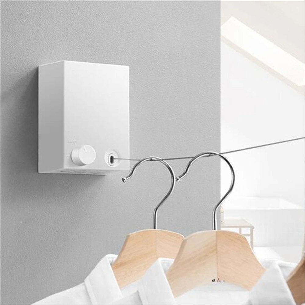 Retractable Clothesline Automatic Wall-Mounted Indoor & Outdoor