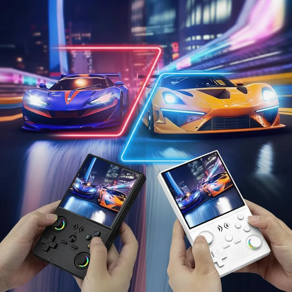 Retro Handheld Game Console 3.5-Inch HD 64GB Storage