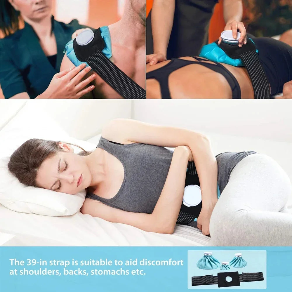 Reusable Ice Pack Hot & Cold Leak-Proof Screw Cap
