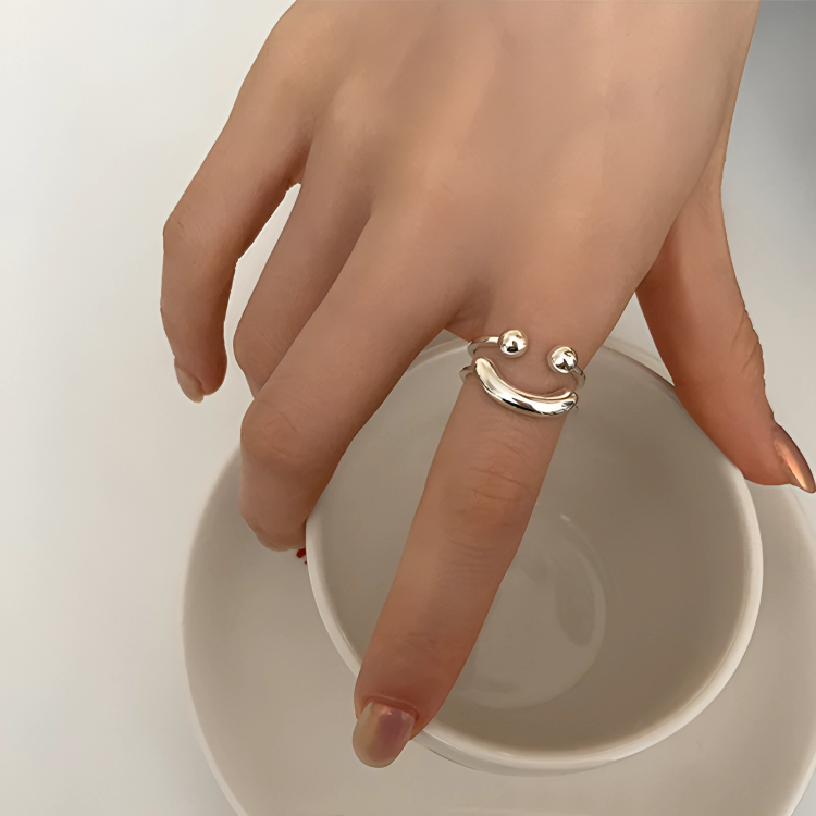 Ring Adjustable Sterling Silver Hypoallergenic