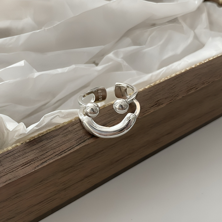 Ring Adjustable Sterling Silver Hypoallergenic