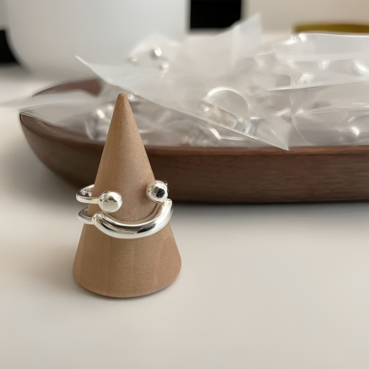 Ring Adjustable Sterling Silver Hypoallergenic
