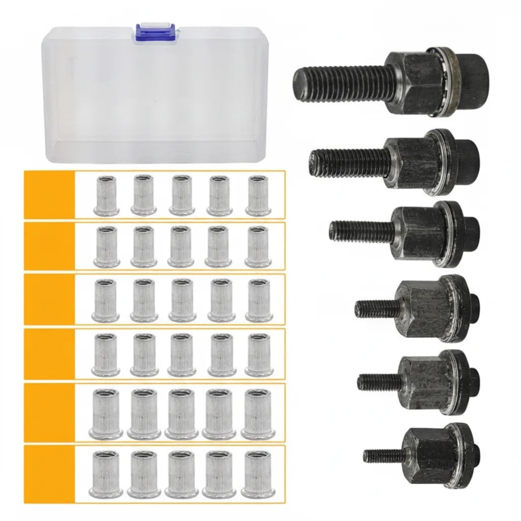 Rivet Nut Kit M3–M10 Storage Box & Screws